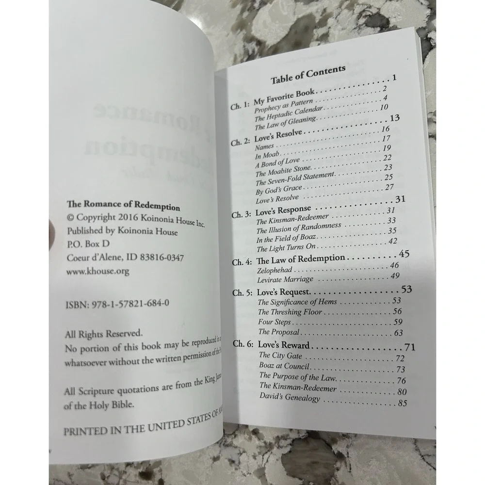 The Romance of Redemption : Book of Ruth by Dr. Chuck Missler Paperback‎